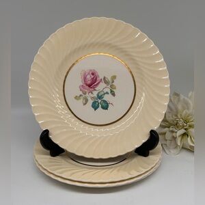 Vintage Burleigh Ware  IRONSTONE Salad Plates - Set of 4